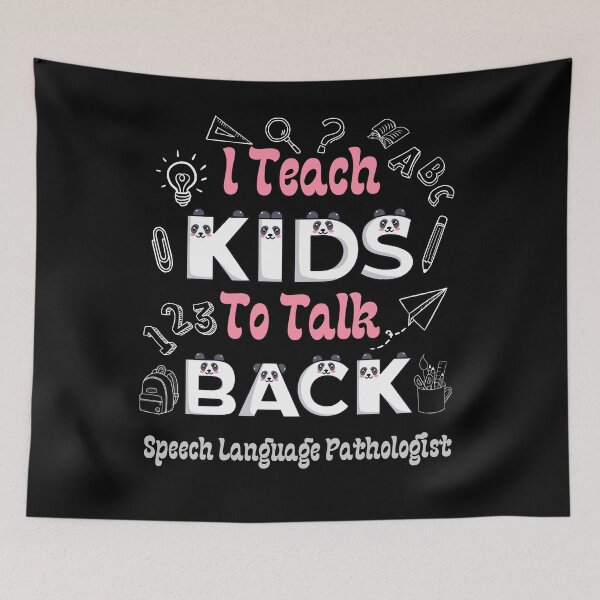 Item preview, I Teach Kids To Talk Back-Speech Language Pathologist  designed and sold by dooddles.