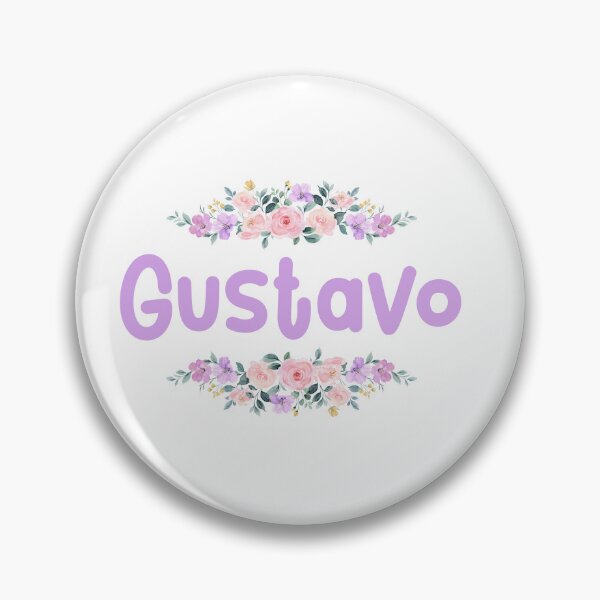 Item preview, Purple Flower Gustavo Name Label  designed and sold by NormadWorld.