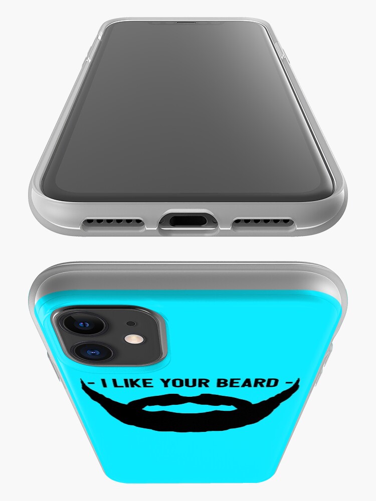 Alternate view of I Like Your Beard iPhone Case & Cover