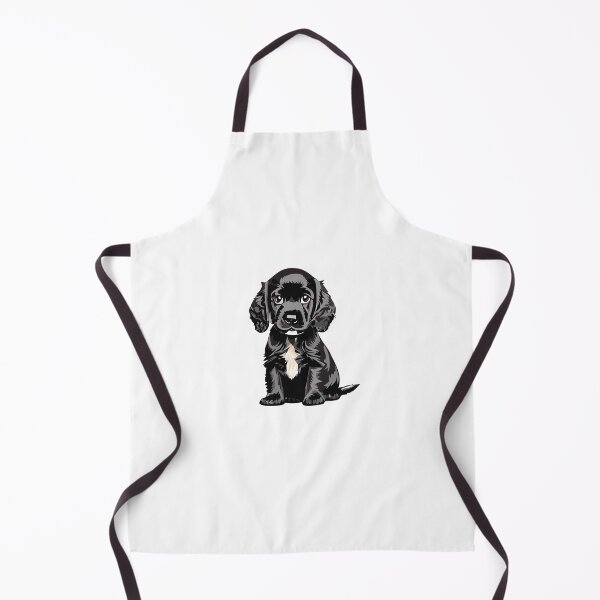 Item preview, black cockerspaniel puppy designed and sold by bodhijaxi.