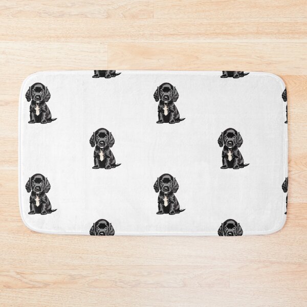 Item preview, black cockerspaniel puppy  designed and sold by bodhijaxi.