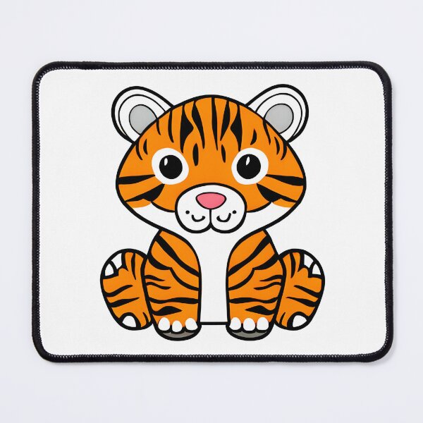 Item preview, cute orange baby tiger designed and sold by GodsOfArt.