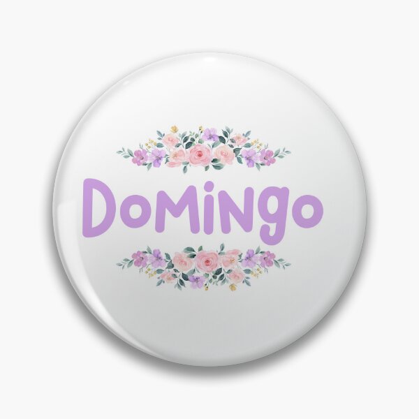 Item preview, Purple Flower Domingo Name Label designed and sold by NormadWorld.