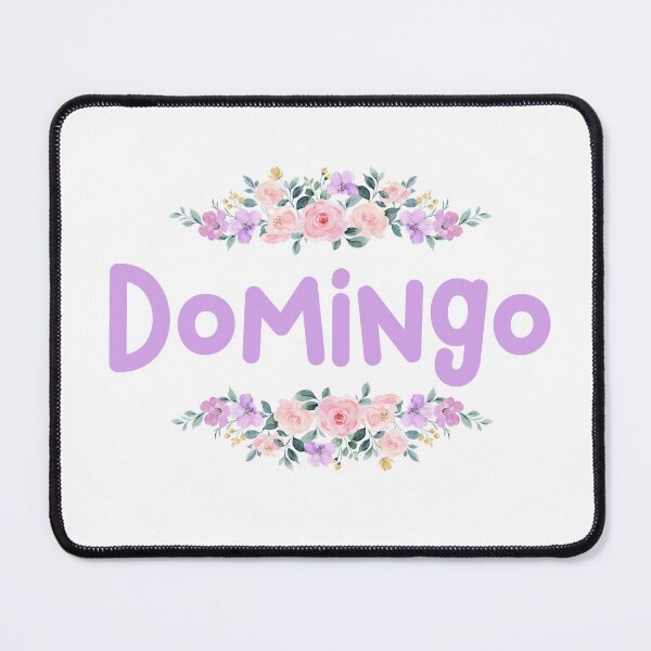 Item preview, Purple Flower Domingo Name Label designed and sold by NormadWorld.