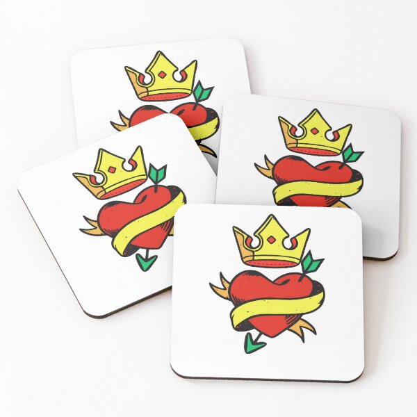 Item preview, PERFORATED HEART AND CROWN LOGO designed and sold by infinitearte.