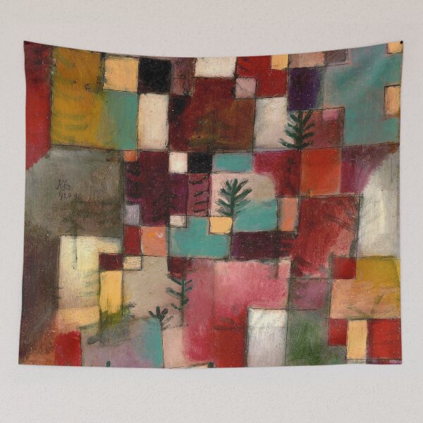Item preview, HD. Redgreen and Violet Yellow Rhythms, by Paul Klee designed and sold by MINDTHECHERRY.