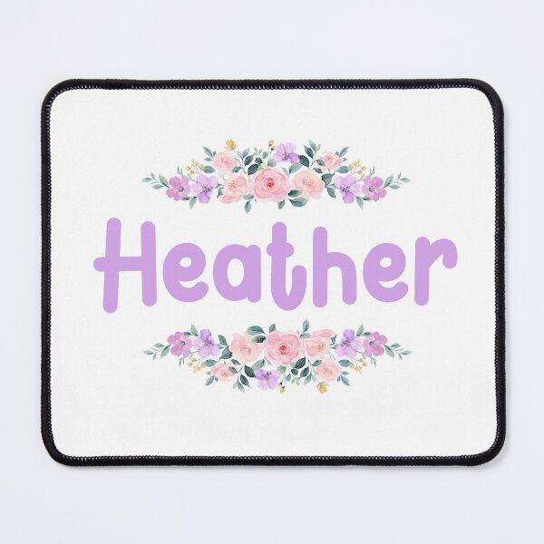 Item preview, Purple Flower Heather Name Label designed and sold by NormadWorld.