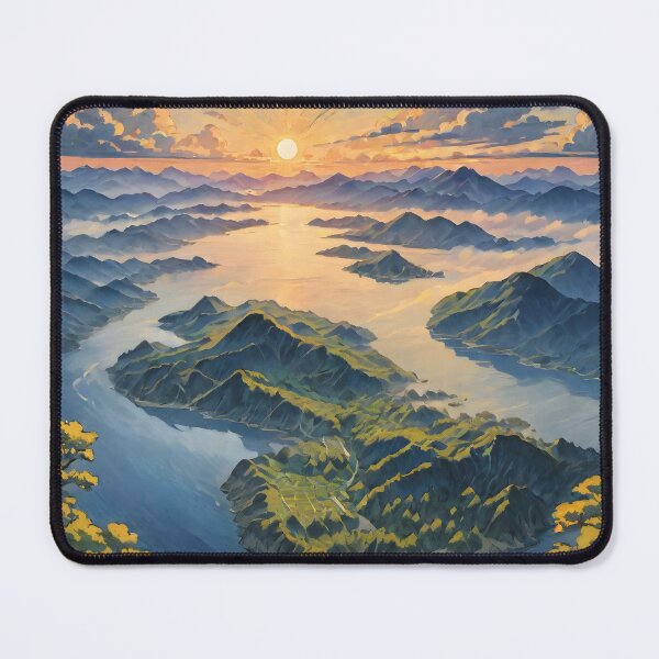 Item preview, Awoke - A Contemporary Ukiyo-e Nature Landscape designed and sold by Kijiermono.