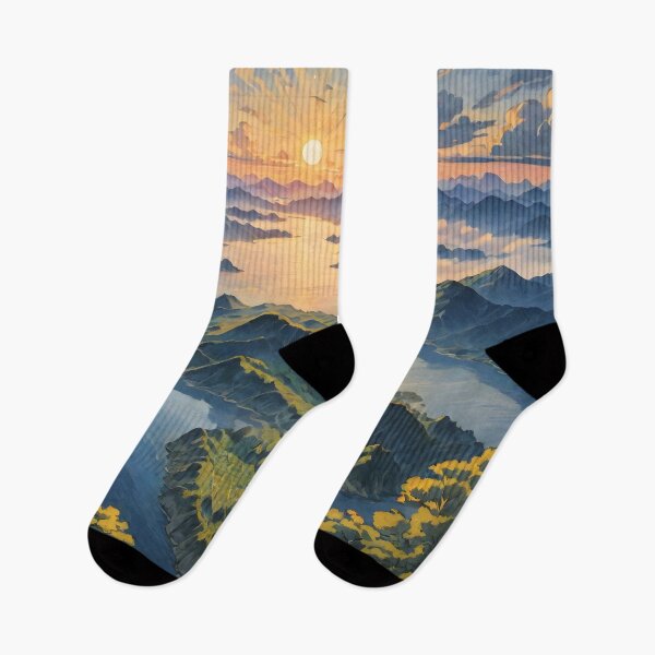 Item preview, Awoke - A Contemporary Ukiyo-e Nature Landscape designed and sold by Kijiermono.