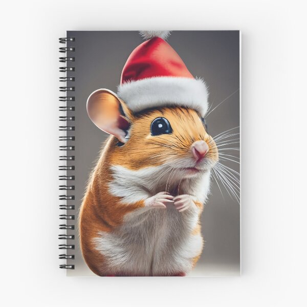 Item preview, Santas Little Gerbil Helper - Santa Gerbil Claus designed and sold by EmeraldeaArt.