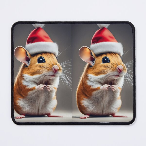 Item preview, Santas Little Gerbil Helper - Santa Gerbil Claus designed and sold by EmeraldeaArt.