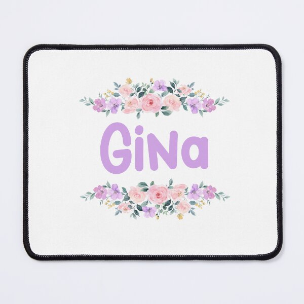Item preview, Purple Flower Gina Name Label designed and sold by NormadWorld.