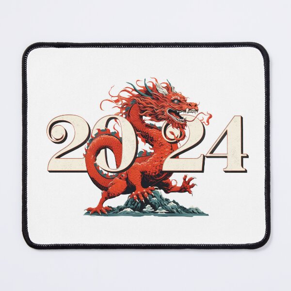 Item preview, Year of the Dragon 2024 Retro Design designed and sold by Julia Smorochynska.