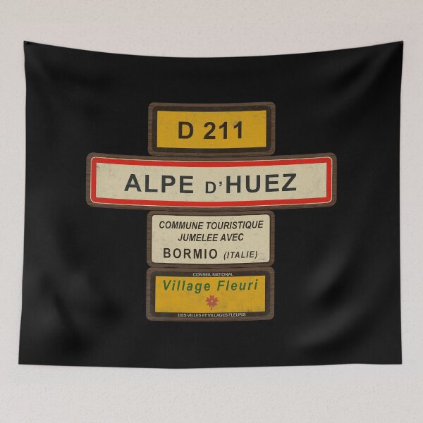 Item preview, Alpe d'Huez Signpost designed and sold by bonk-cycling.