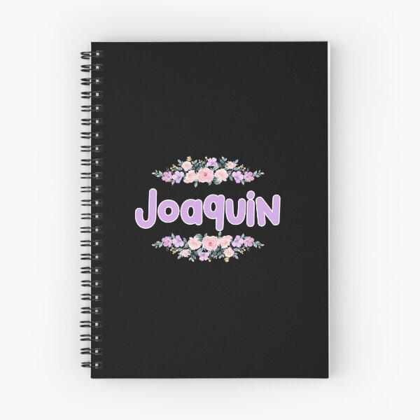 Item preview, Purple Flower Joaquin Name Label (Black) designed and sold by NormadWorld.