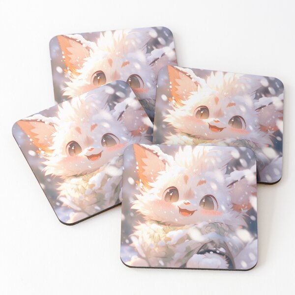 Item preview, Anime Winter White Fox Style designed and sold by ArtsyChaosArt.