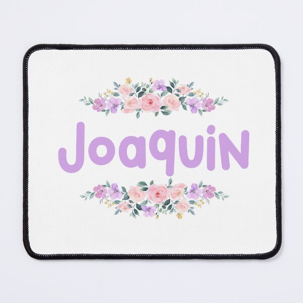 Item preview, Purple Flower Joaquin Name Label designed and sold by NormadWorld.
