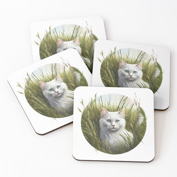Item preview, Beautiful Turkish White Angora cat  designed and sold by Kaleddis.