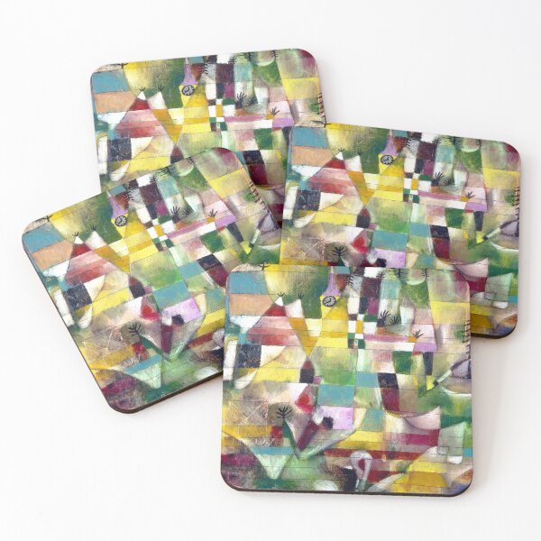 Item preview, HD. Landscape with yellow church tower, by Paul Klee designed and sold by MINDTHECHERRY.