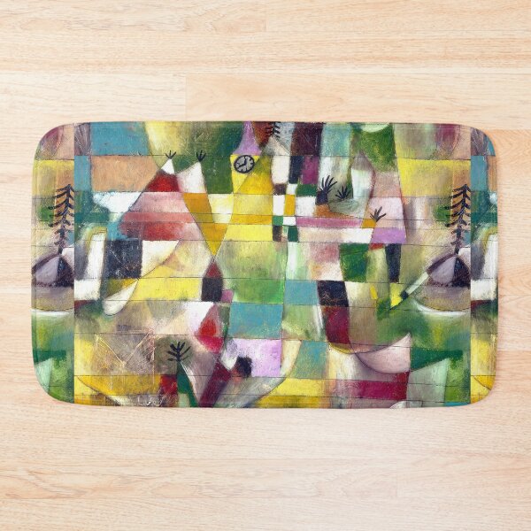 Item preview, HD. Landscape with yellow church tower, by Paul Klee designed and sold by MINDTHECHERRY.