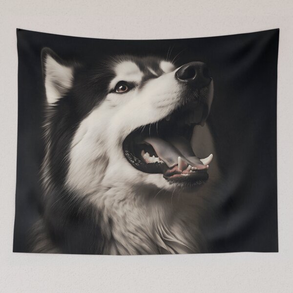 Item preview, Cute alaskan malamute breed, wolf dog, largde husky dog breed designed and sold by NBSStore.