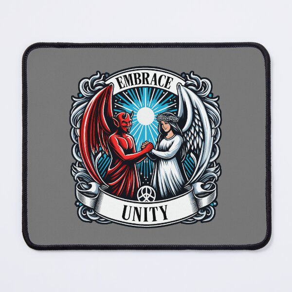 Item preview, Heavenly Harmony: Devil & Angel Celebrating Unity designed and sold by ShobulousStudio.