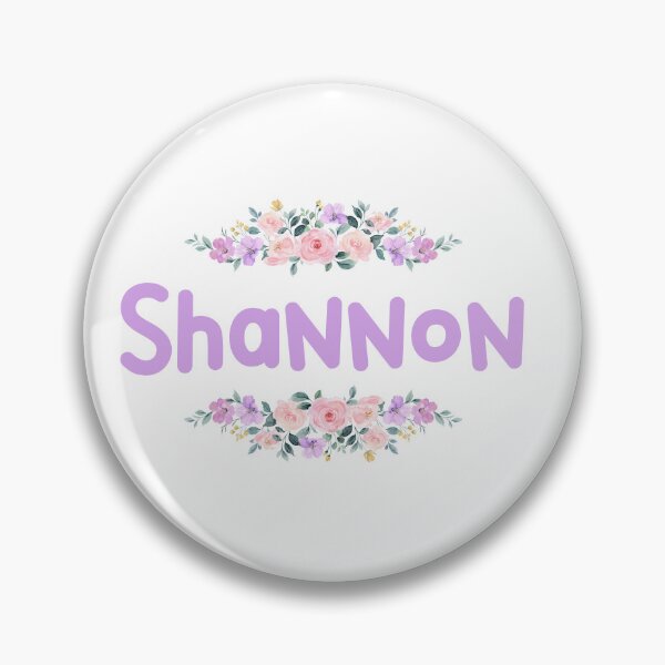 Item preview, Purple Flower Shannon Name Label designed and sold by NormadWorld.
