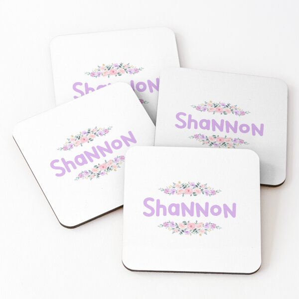 Item preview, Purple Flower Shannon Name Label designed and sold by NormadWorld.
