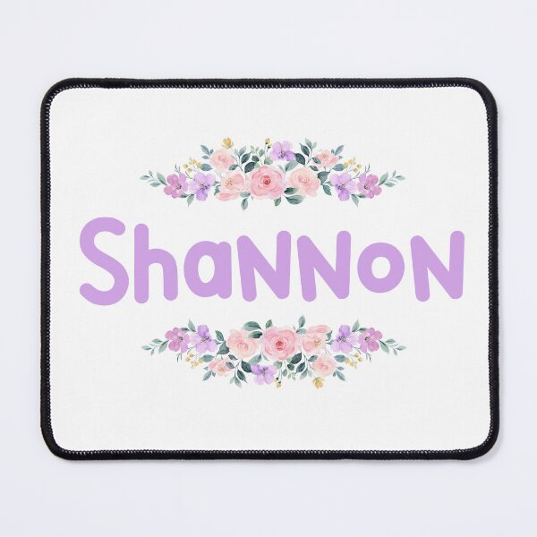 Item preview, Purple Flower Shannon Name Label designed and sold by NormadWorld.