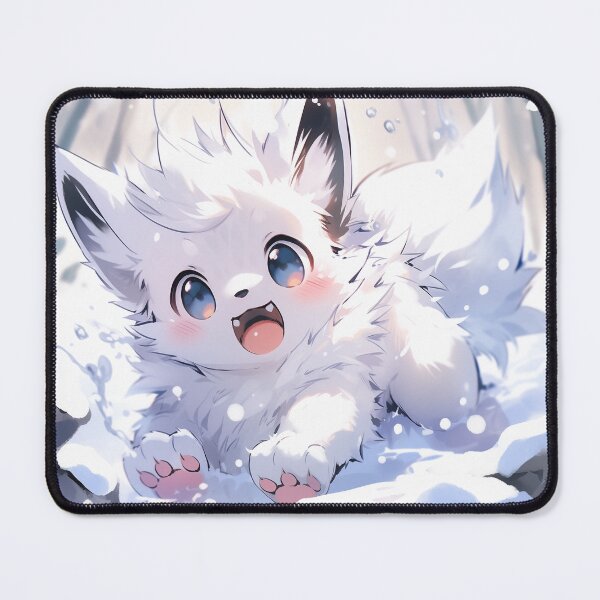 Item preview, Marvelous Anime Winter White Fox designed and sold by ArtsyChaosArt.