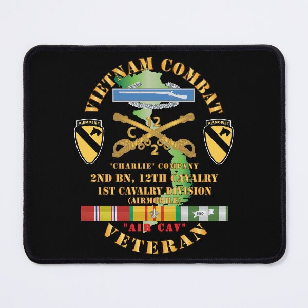 Item preview, Army - Vietnam Combat Cavalry Veteran w C Company 2nd Bn 12th Cav w CIB - 1st Cav Div X 300 designed and sold by Military Insignia Products.