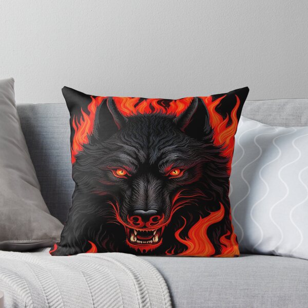 Aperçu de l'œuvre Démon loup en flammes créée et vendue par LilithhWolf.