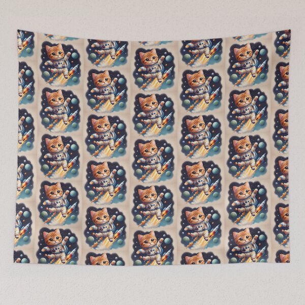 Item preview, Cat Astronaut on the space designed and sold by BotunPeony.