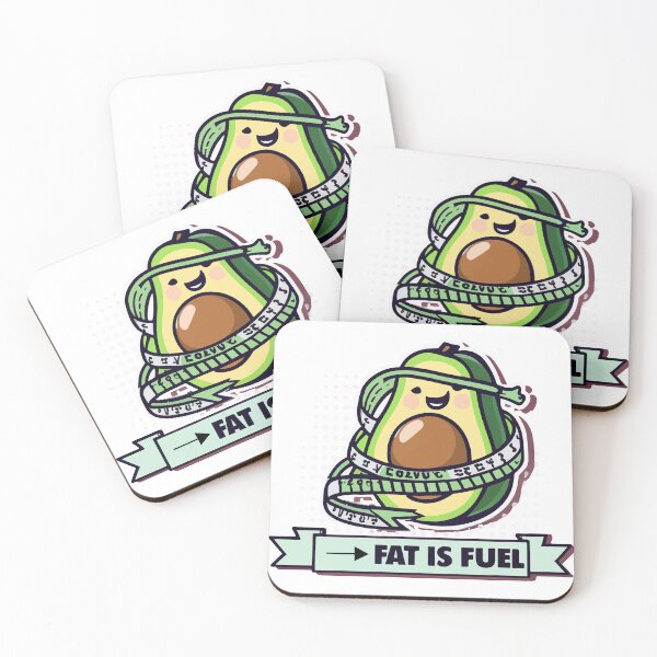 Item preview, Ketogenic Avocado - Fat is Fuel Comic Style Design designed and sold by NiftyWrx.