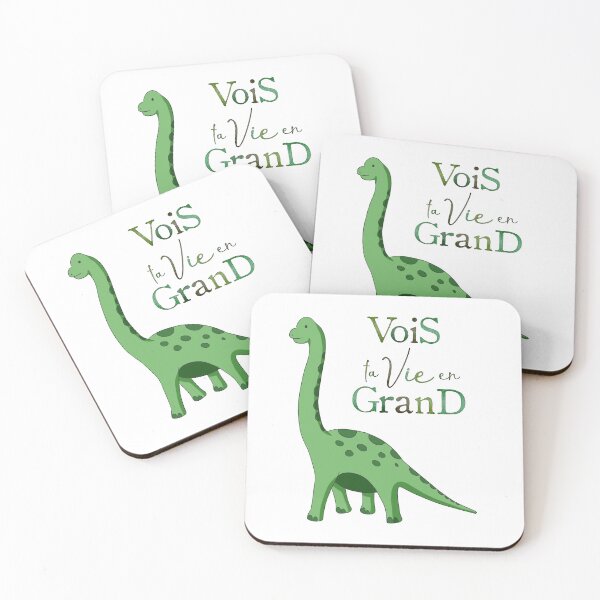 Item preview, Positive Dino: The Brachiosaurus / Inspirational quote: See your life big designed and sold by Audrey Janvier | AJD.