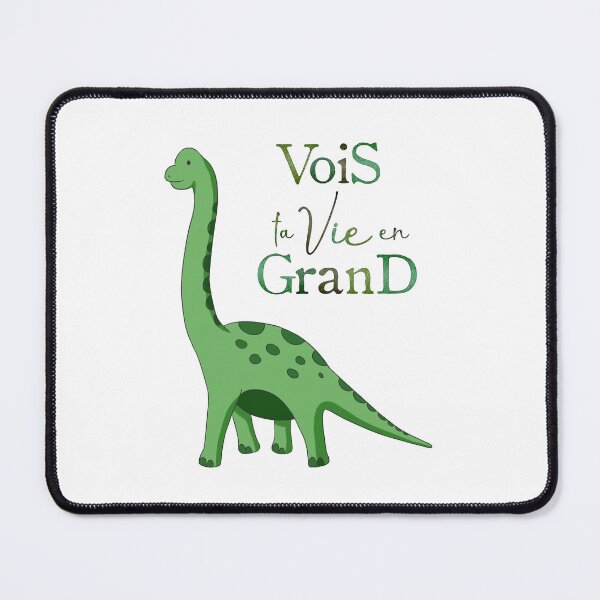 Item preview, Positive Dino: The Brachiosaurus / Inspirational quote: See your life big designed and sold by Audrey Janvier | AJD.