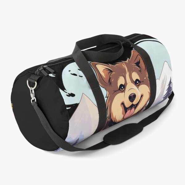 Item preview, Cute alaskan malamute dog breed puppy in the mountains illustration designed and sold by NBSStore.