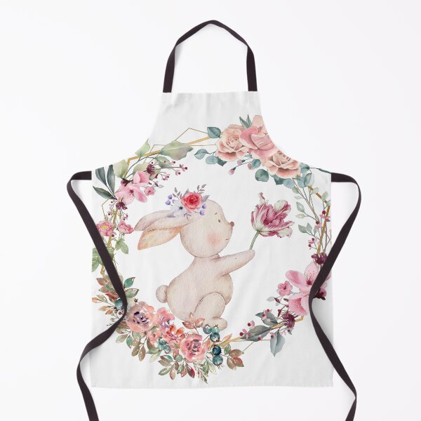 Item preview, Cute rabbit among flowers designed and sold by Natalia944.