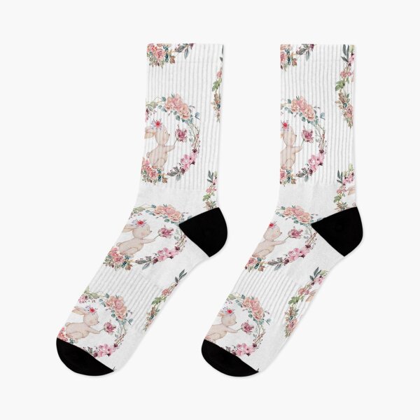 Item preview, Cute rabbit among flowers designed and sold by Natalia944.