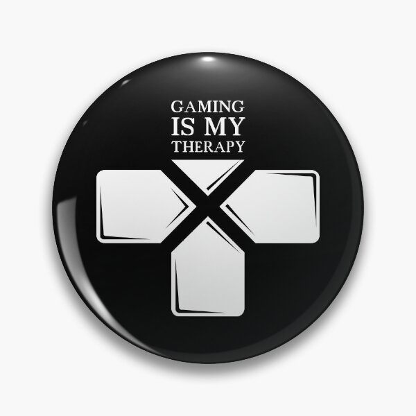Item preview, Sayings therapy funny gamer gaming control pad symbol graphic icon designed and sold by AndreMi.