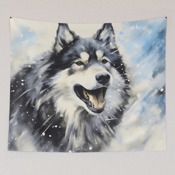 Item preview, Alaskan malamute breed, wolf dog, largde husky dog breed designed and sold by NBSStore.