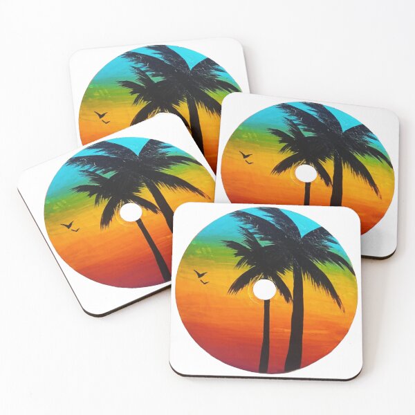 Item preview, Coconut tree painting on CD designed and sold by Astrixs2.