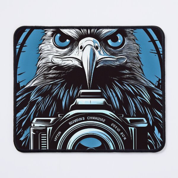 Item preview, Winged Observer: Eagle Wildlife Photographer Illustration designed and sold by Photography Inspired.
