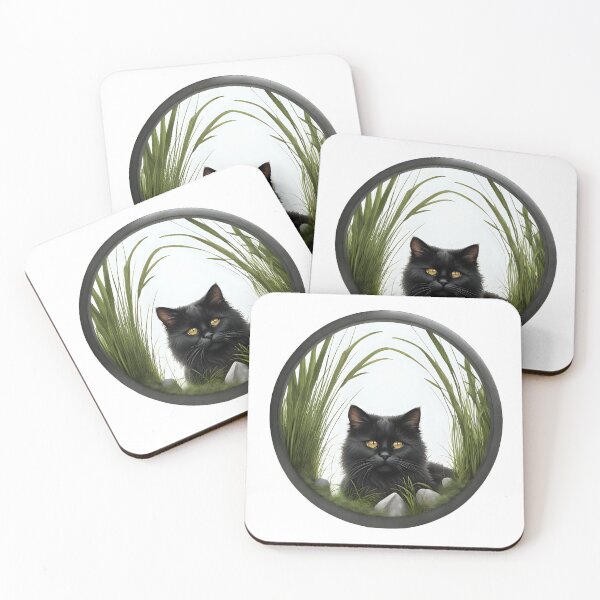 Item preview, Beautiful Turkish Black Angora cat  designed and sold by Kaleddis.