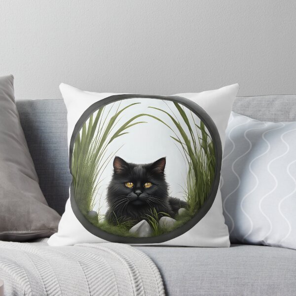 Item preview, Beautiful Turkish Black Angora cat  designed and sold by Kaleddis.