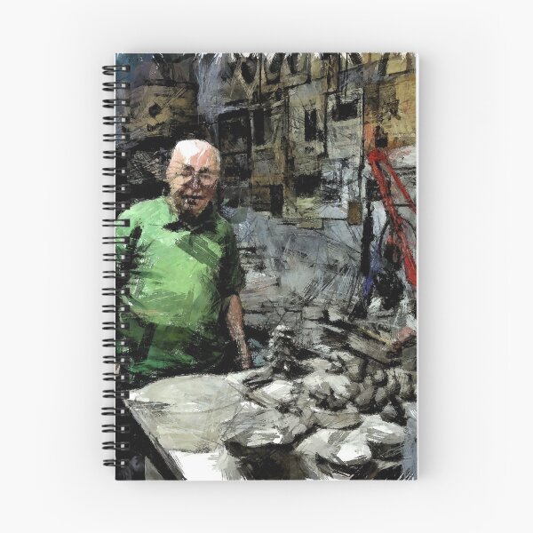 Item preview, Old craftsman portrait in the laboratory designed and sold by Giuseppe Cocco.