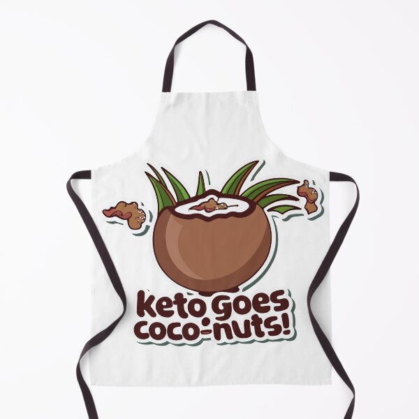 Item preview, Keto Goes Coco-Nuts Comic Style Design designed and sold by NiftyWrx.