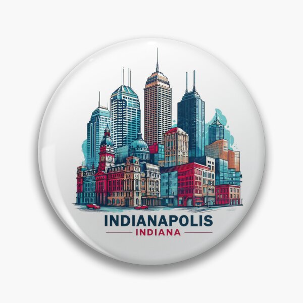 Item preview, Copy of INDIANAPOLIS INDIANA Watercolor Illustration designed and sold by PaintMeWorld.