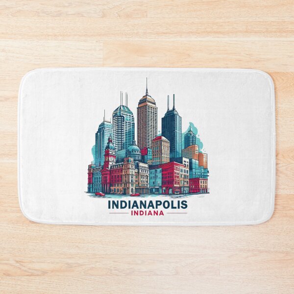 Item preview, Copy of INDIANAPOLIS INDIANA Watercolor Illustration designed and sold by PaintMeWorld.