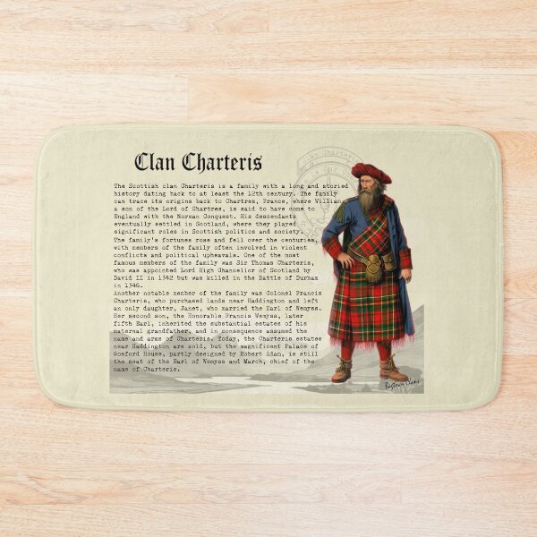 Item preview, Clan Charteris Scottish History  designed and sold by BagTown Clans.